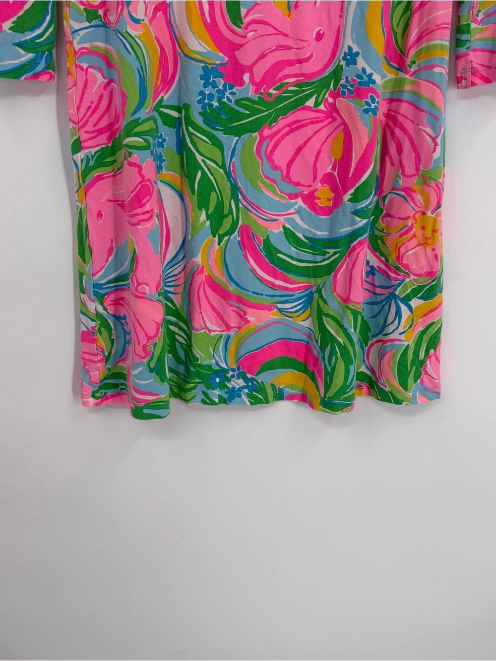 Lilly Pulitzer Ophelia Swing Dress Pink Green Size XXS Strappy Back Mini
